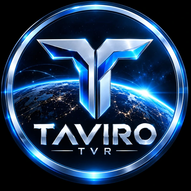 Approved Taviro blue and silver logo